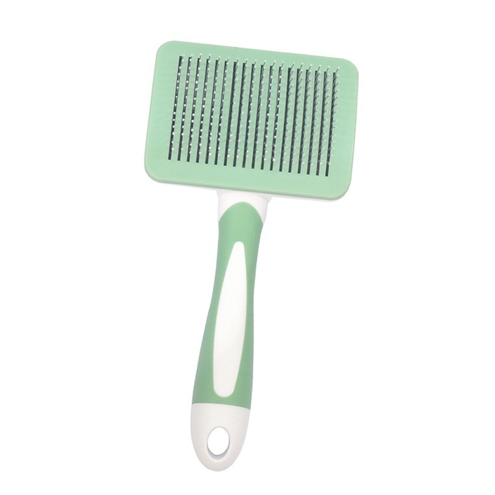 도기프렌드 강아지 원터치 브러쉬 (S) (민트) 애견 미용 빗