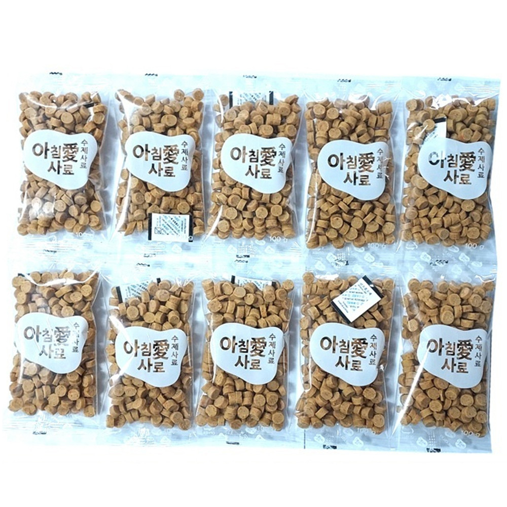 아침애 강아지 사료 천연 수제사료 (오리연어감자) 5kg