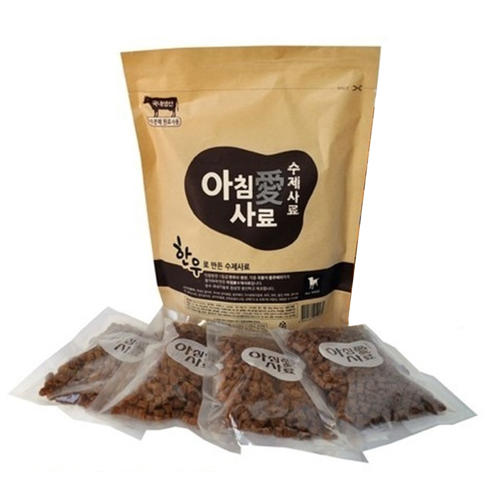 아침애 강아지 사료 한우사료 5kg
