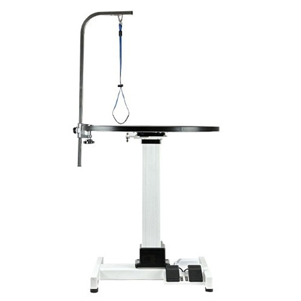 에이플러스 강아지 미용 원형 회전 전동 테이블 65cm APTA-1325 (H발판)