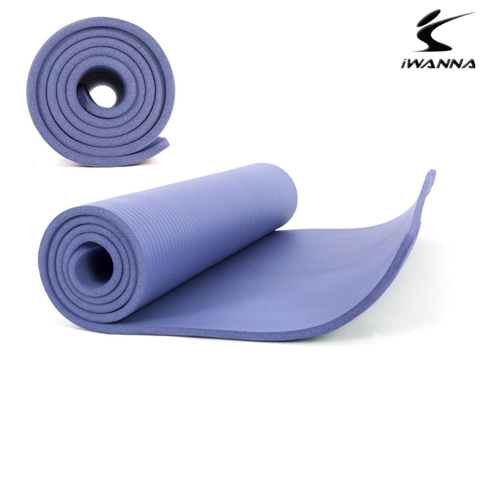 아이워너 NBR 요가매트 10mm (아이리스블루)