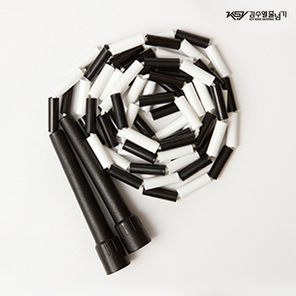김수열 색동줄넘기 일반형 (K-310) (검흰)