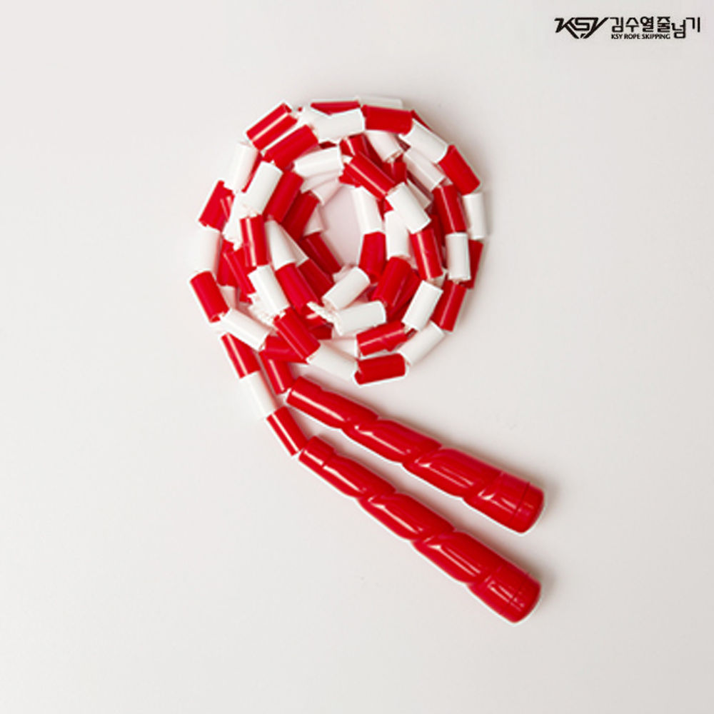 김수열 색동줄넘기 (K-300) (빨강)