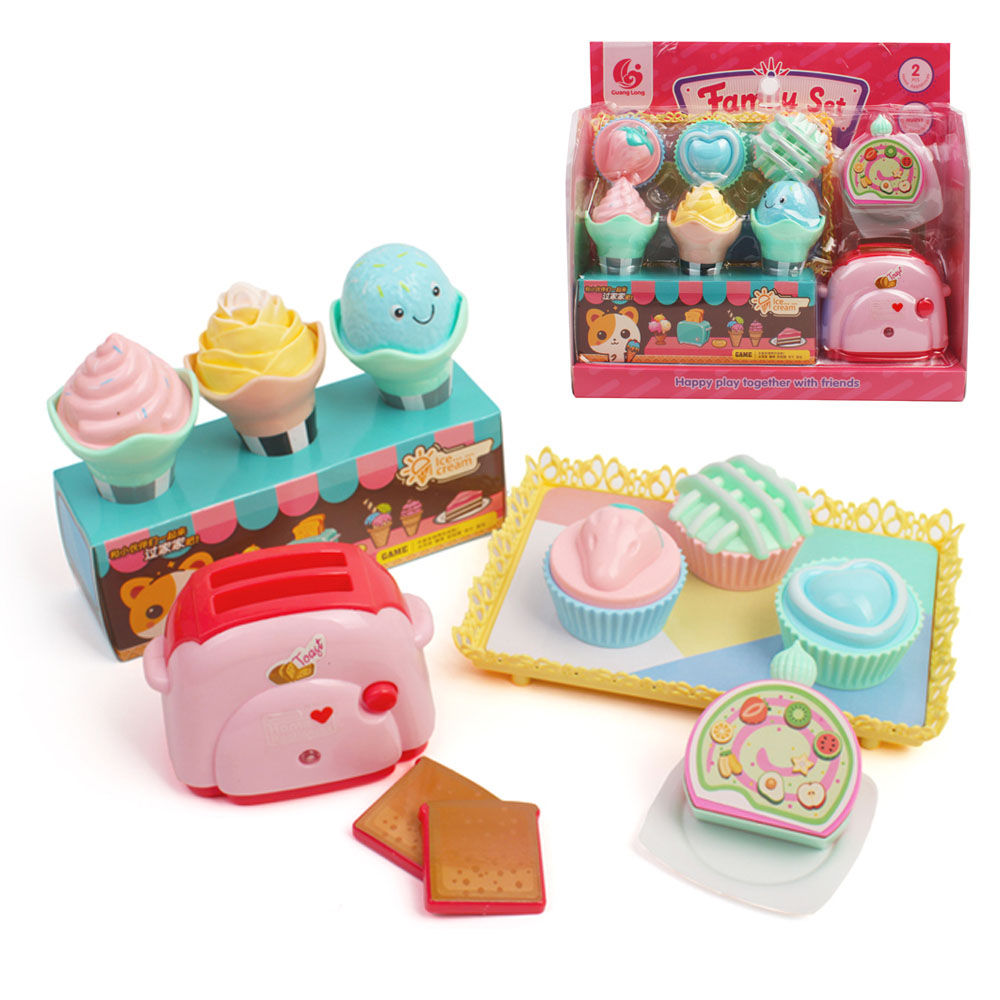 키움 핑크작동 아이스크림 놀이세트