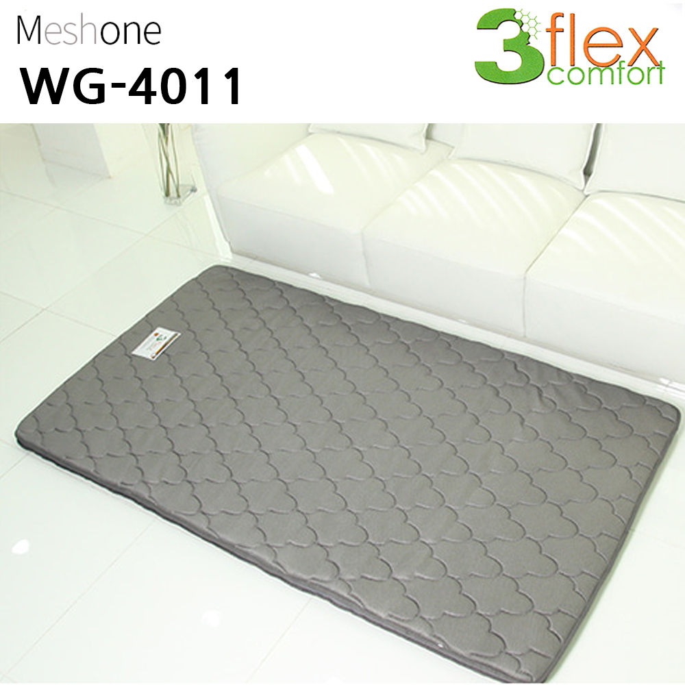 매쉬원 3D 매쉬 그레이 매트 4cm (슈퍼싱글) (WG-4011)