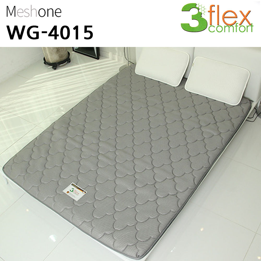 매쉬원 3D 매쉬 그레이 매트 4cm (퀸) (WG-4015)