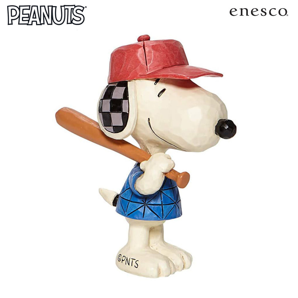 에네스코 스누피 야구방망이 피규어 8cm (E6007961)