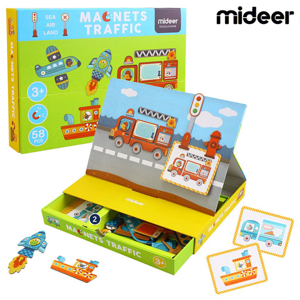 미디어 탈것만들기 자석보드 (MD1040)