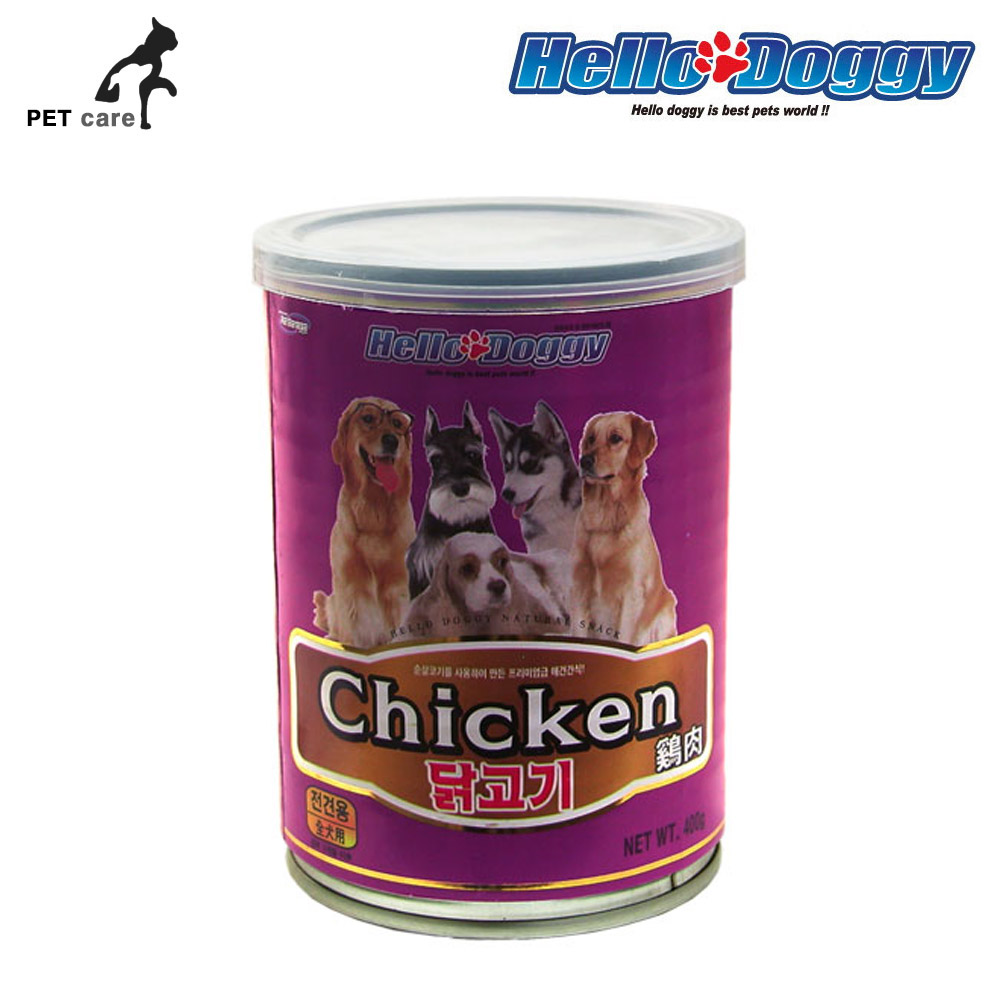 헬로도기 닭고기캔 400g