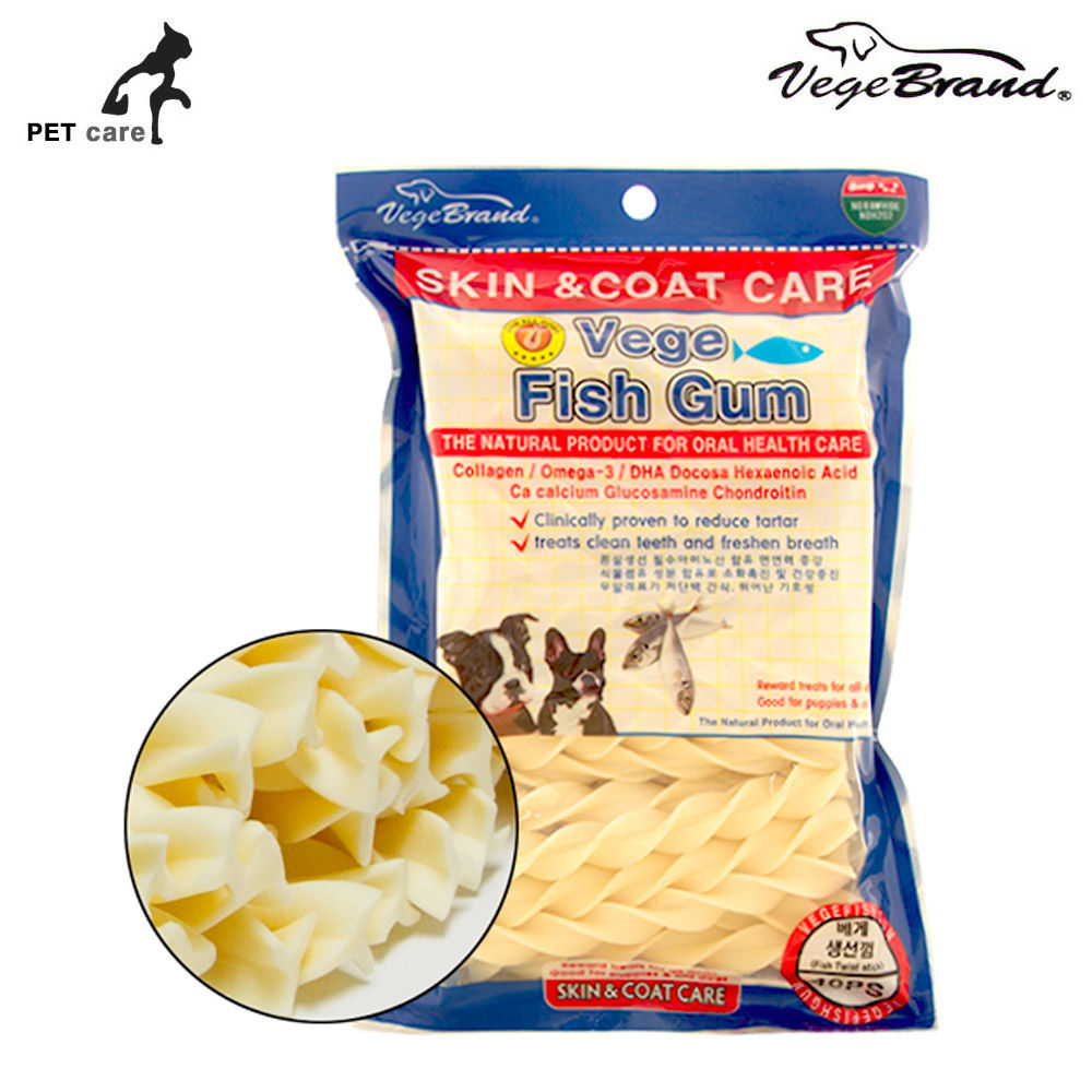 베게브랜드 피쉬껌 (스킨 앤 코트 케어) 40p