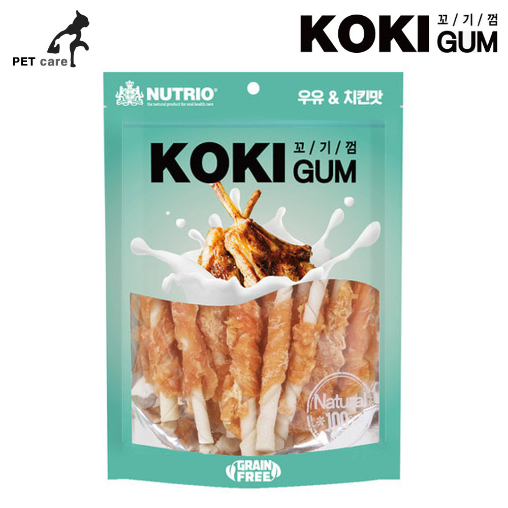 꼬기껌 우유 치킨맛 스틱 18p
