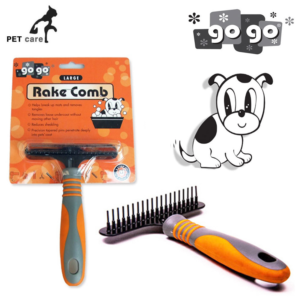 고고 T자 브러쉬 엉킨 털 제거 (애완용품)