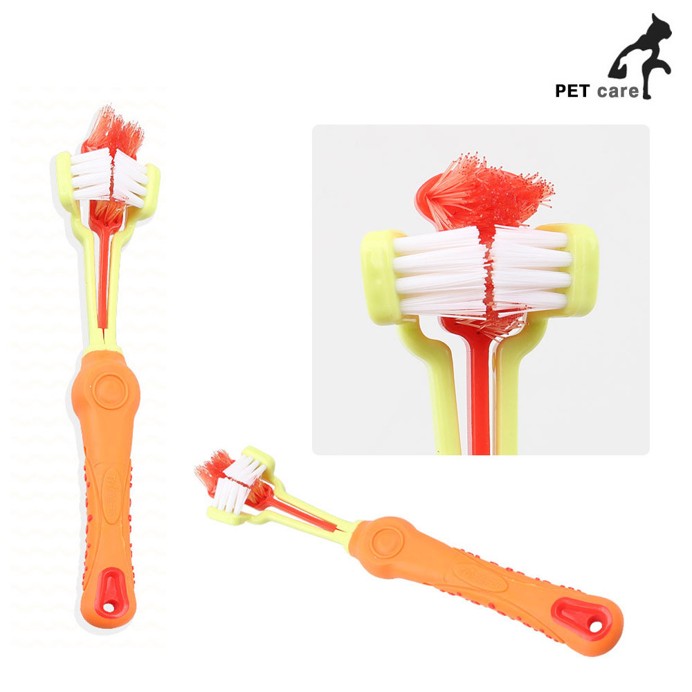 퍼피헛 쓰리헤드 3중칫솔 1p