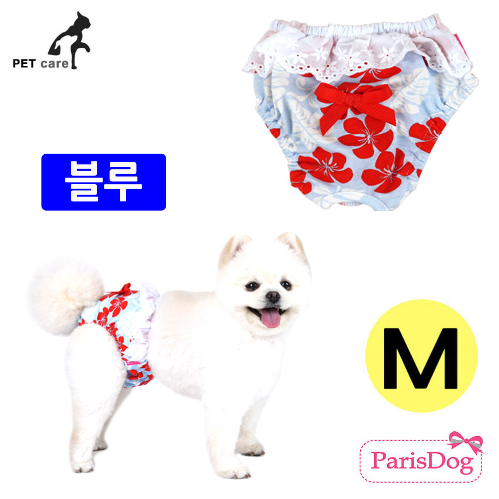 패리스독 욜로 생리팬티 (블루) (M)