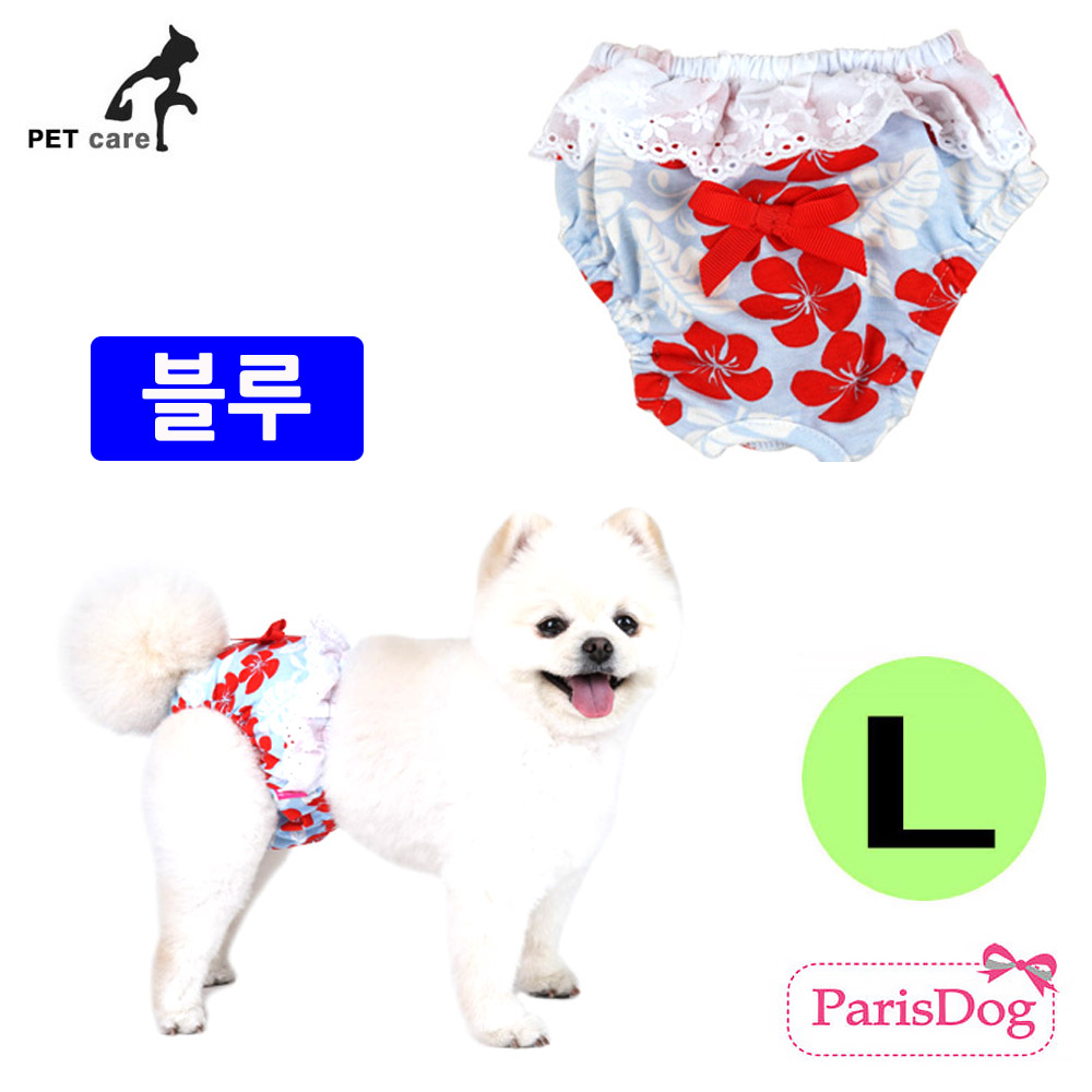 패리스독 욜로 생리팬티 (블루) (L)