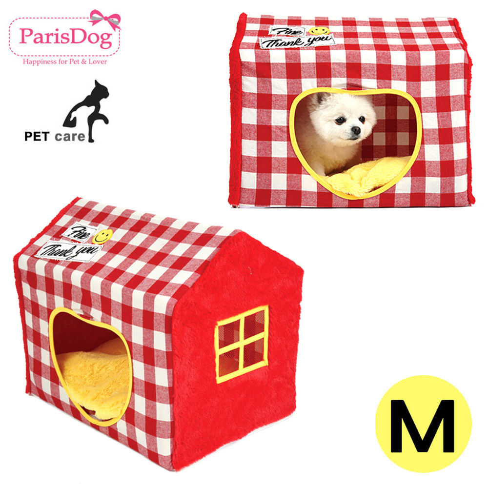 패리스독 파인땡큐 프레임하우스 미디움 (레드)