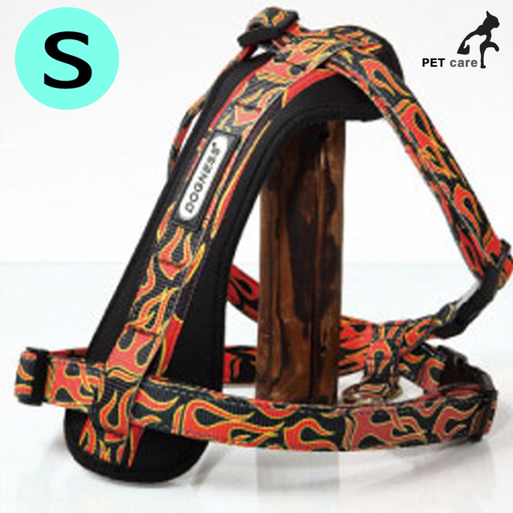 DOGNESS 하네스 (가슴줄) (플레임) (S)