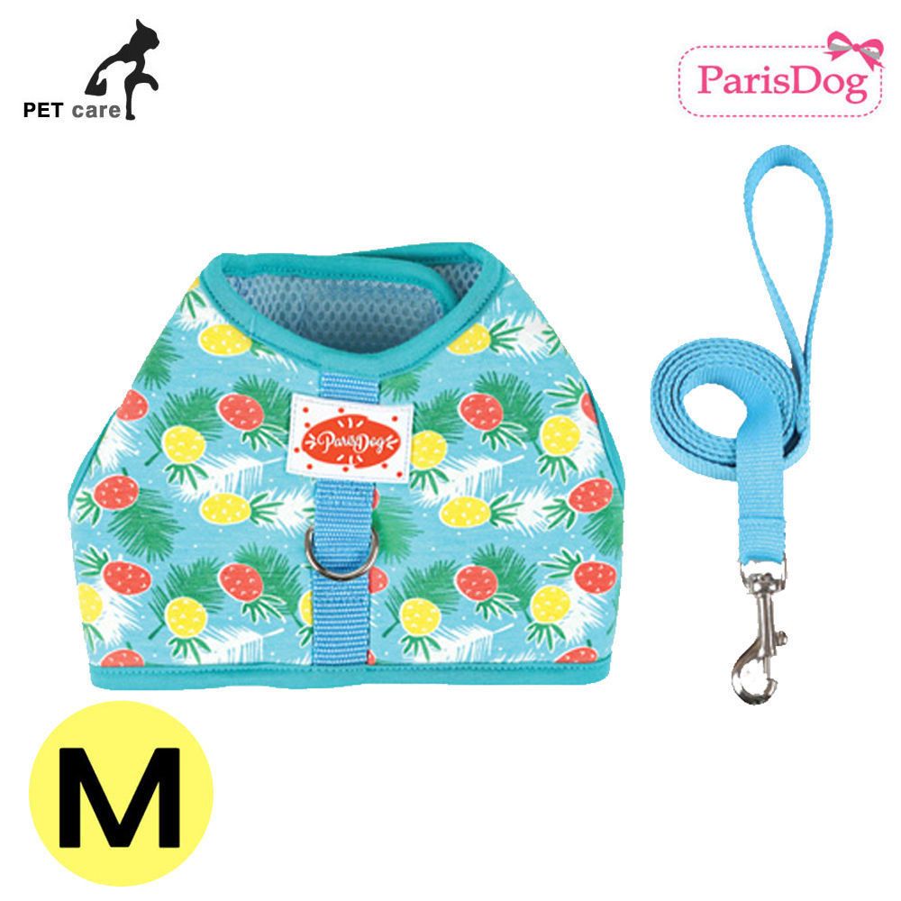 패리스독 파인애플 하네스 (블루) (M)