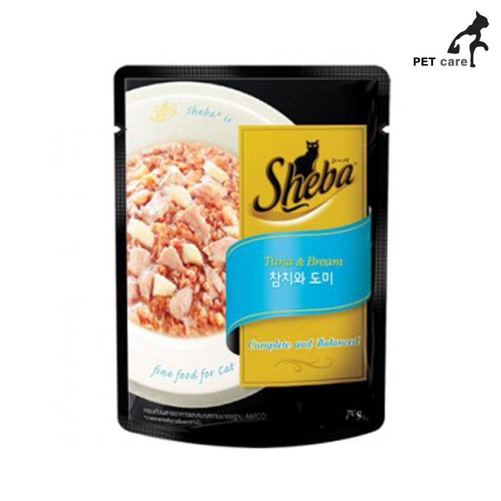 쉬바 파우치 70g (참치와 도미)