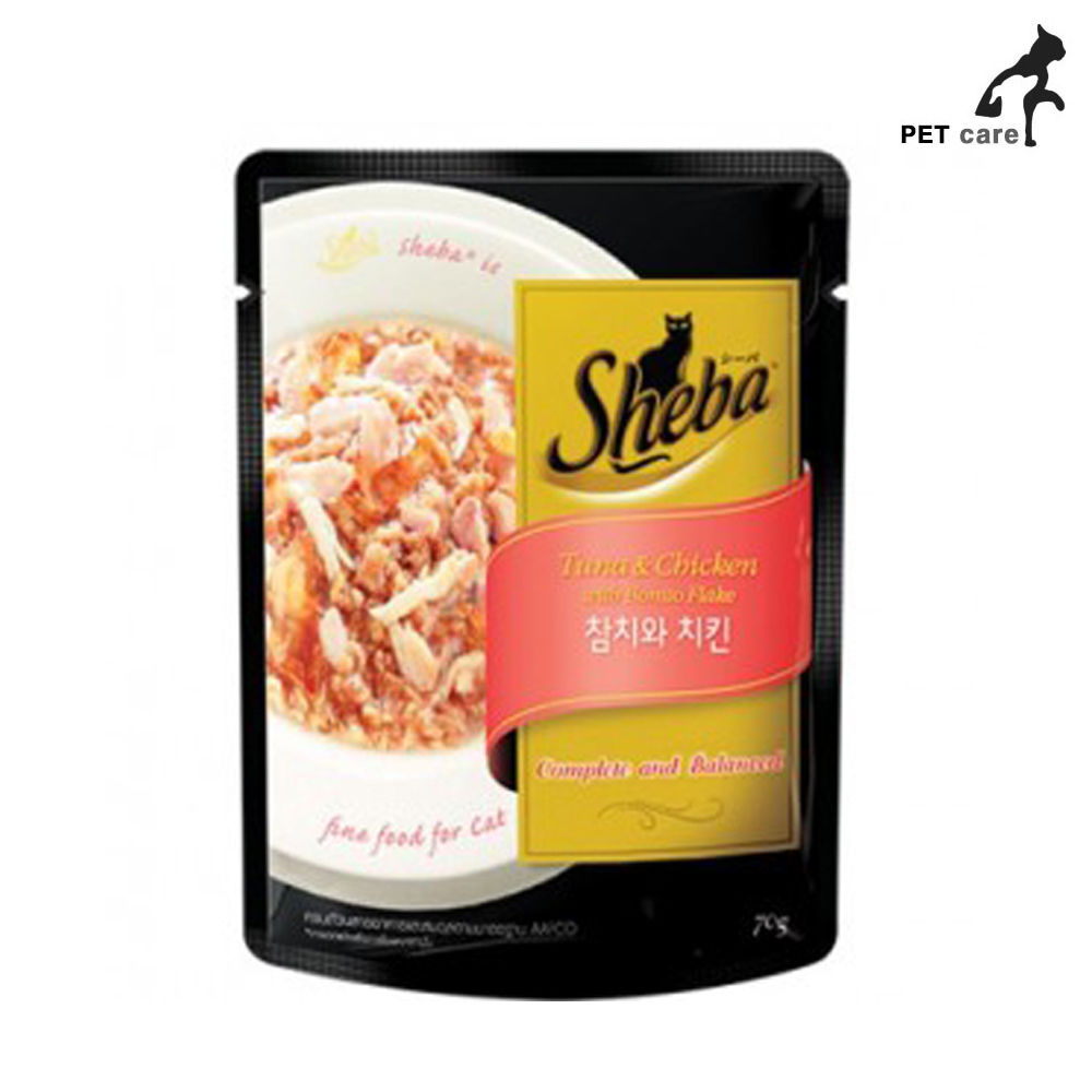 쉬바 파우치 70g (참치와 치킨)