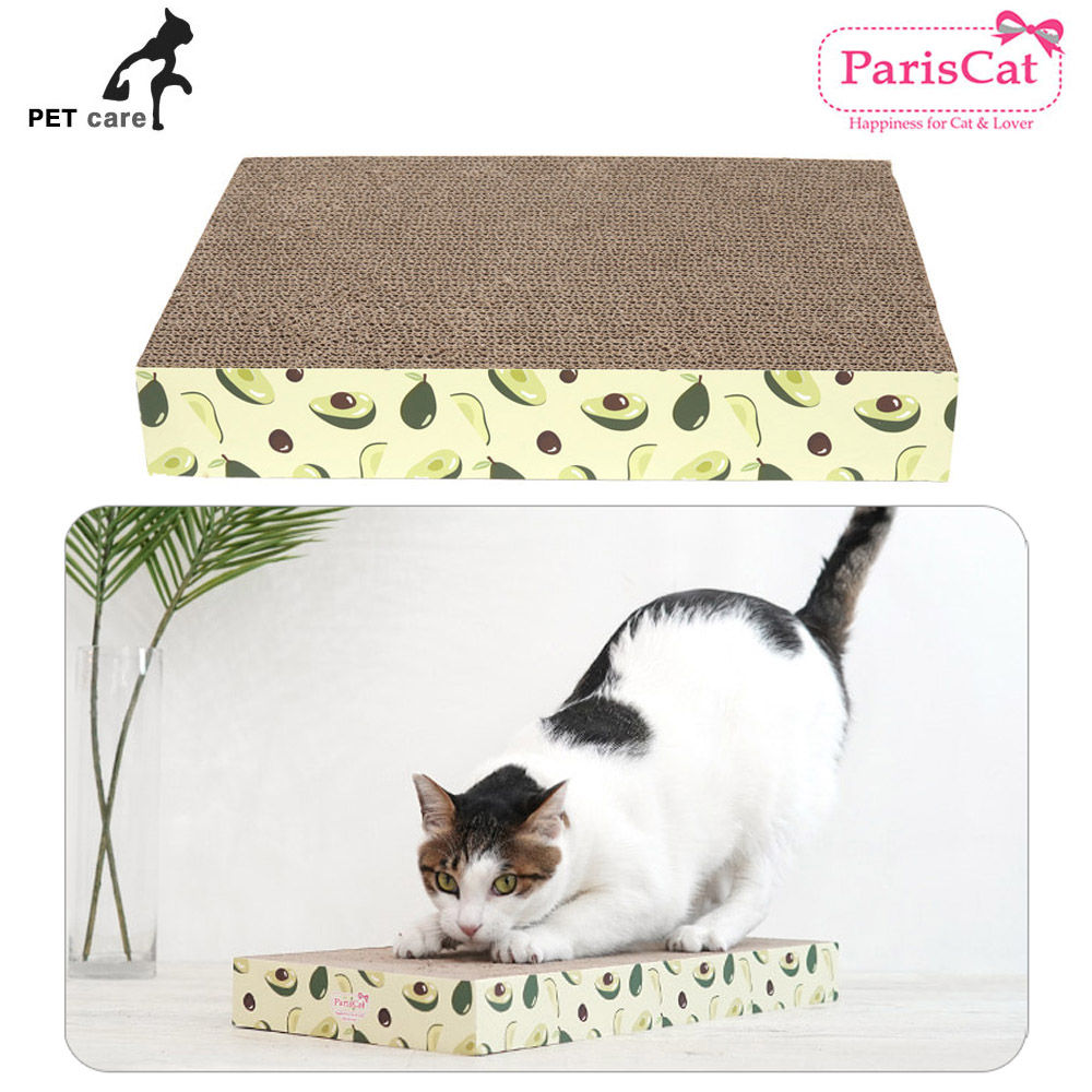 패리스캣 사각 스크래쳐 (평판) (아보카도)