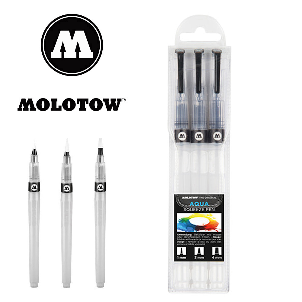 모로토우 워터 브러쉬 3종 세트 (no.1)