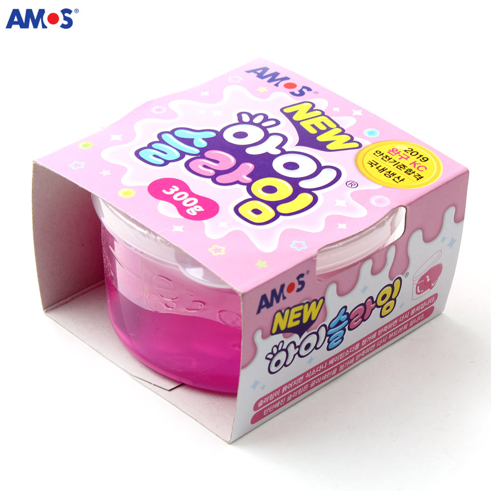 아모스 아이 슬라임 300g (핑크)