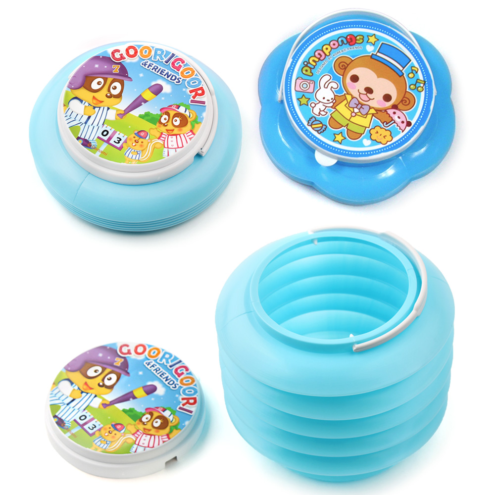 단아 자바라 물통 (블루) (랜덤1개)