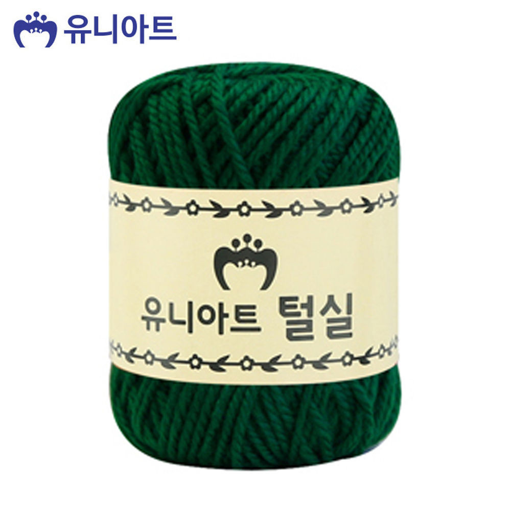 유니아트(털실) 1500 지관실 (초록)