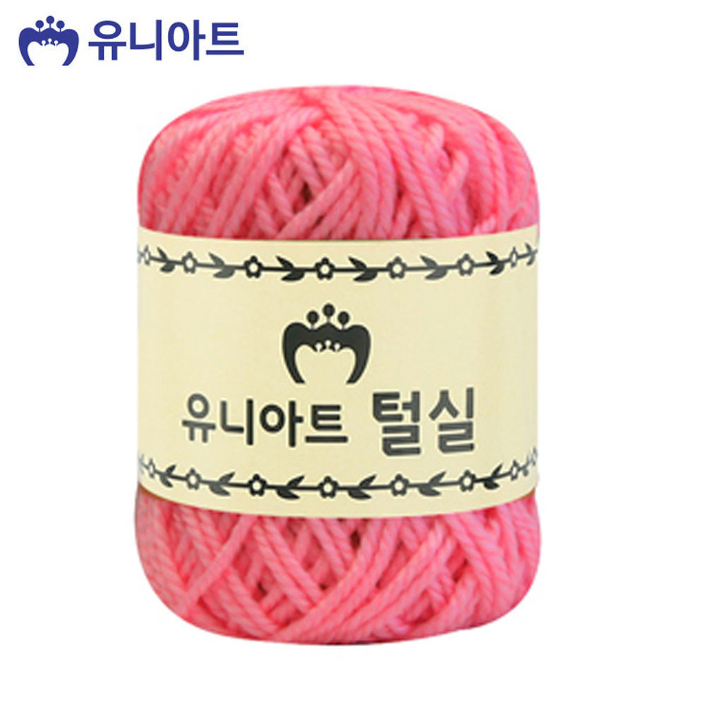 유니아트(털실) 1500 지관실 (진분홍)