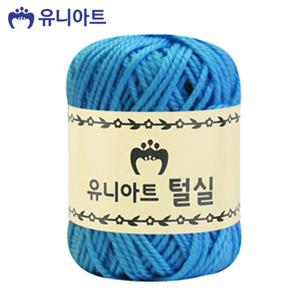 유니아트(털실) 1500 지관실 (진하늘)