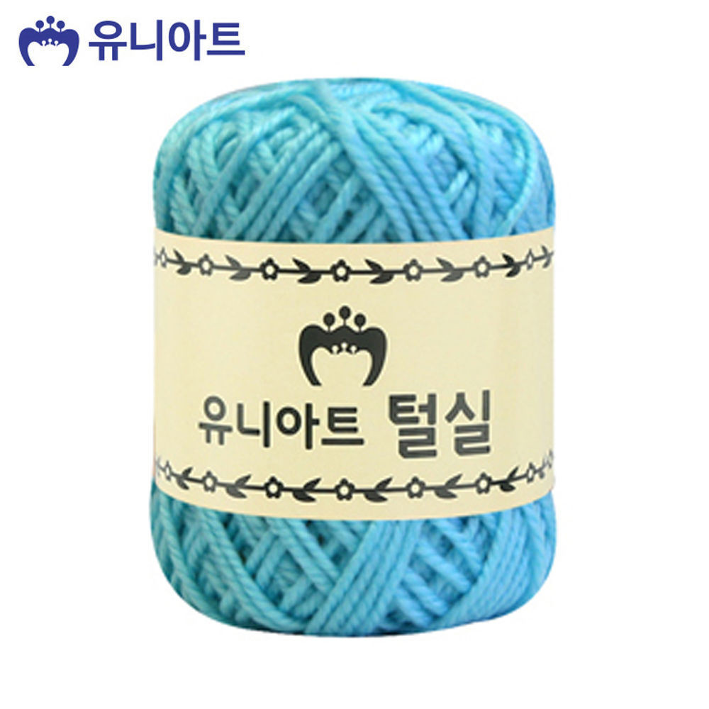 유니아트(털실) 1500 지관실 (연하늘)