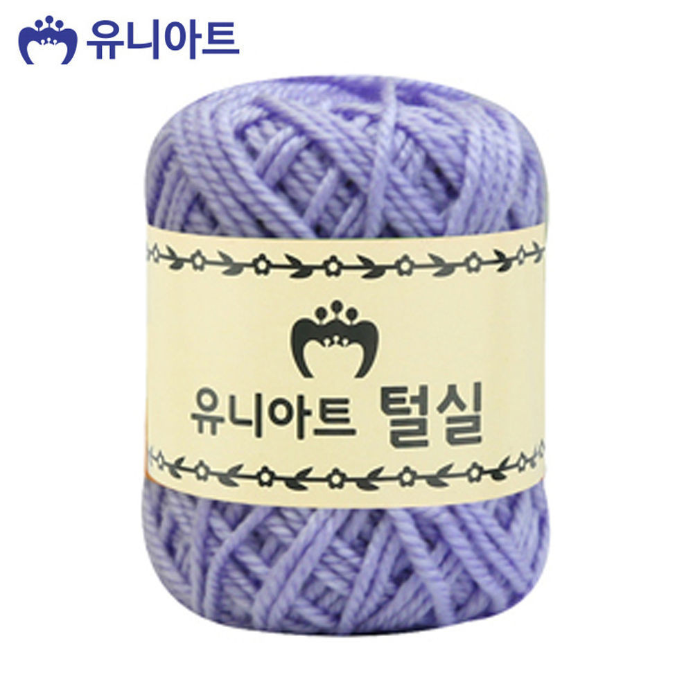 유니아트(털실) 1500 지관실 (연보라)