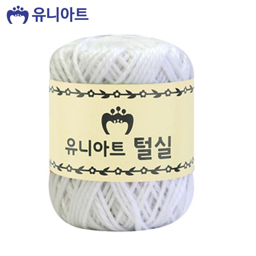 유니아트(털실) 1500 지관실 (흰색)