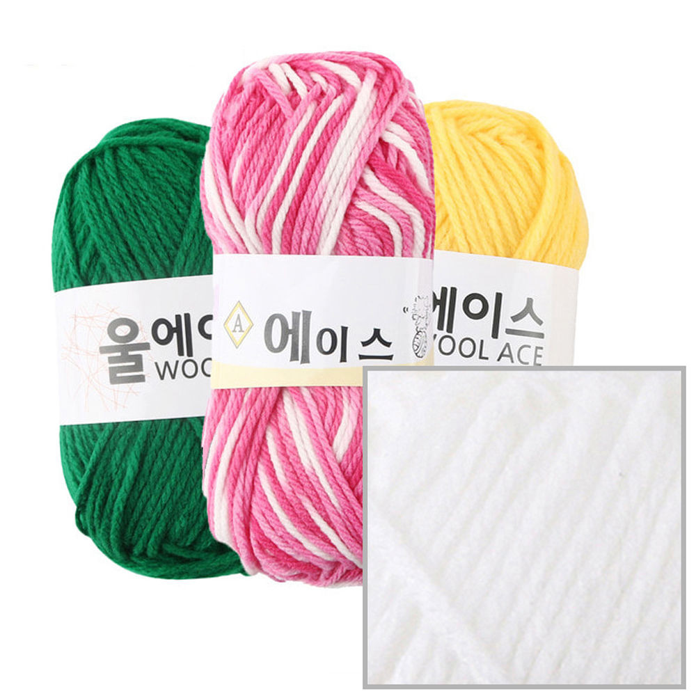 유니아트(털실) 에이스 뜨개질 털실 뜨개실 (4개입) (NO.475)