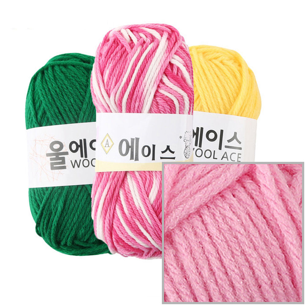 유니아트(털실) 에이스 뜨개질 털실 뜨개실 (4개입) (NO.478)