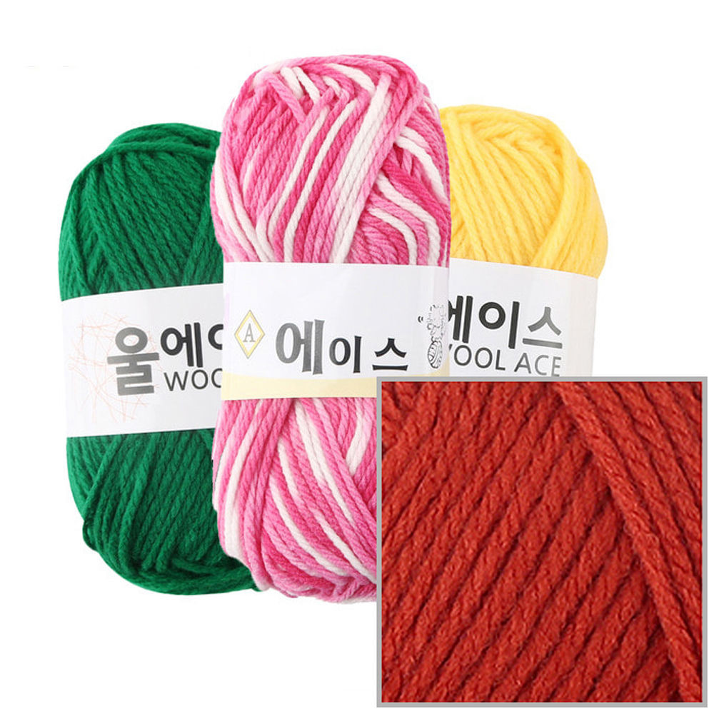 유니아트(털실) 에이스 뜨개질 털실 뜨개실 (4개입) (NO.479)