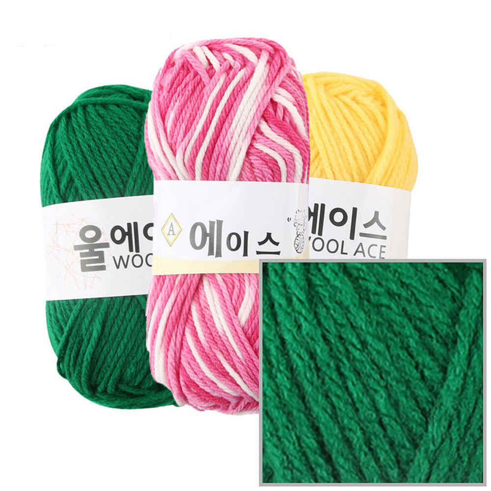 유니아트(털실) 에이스 뜨개질 털실 뜨개실 (4개입) (NO.481)