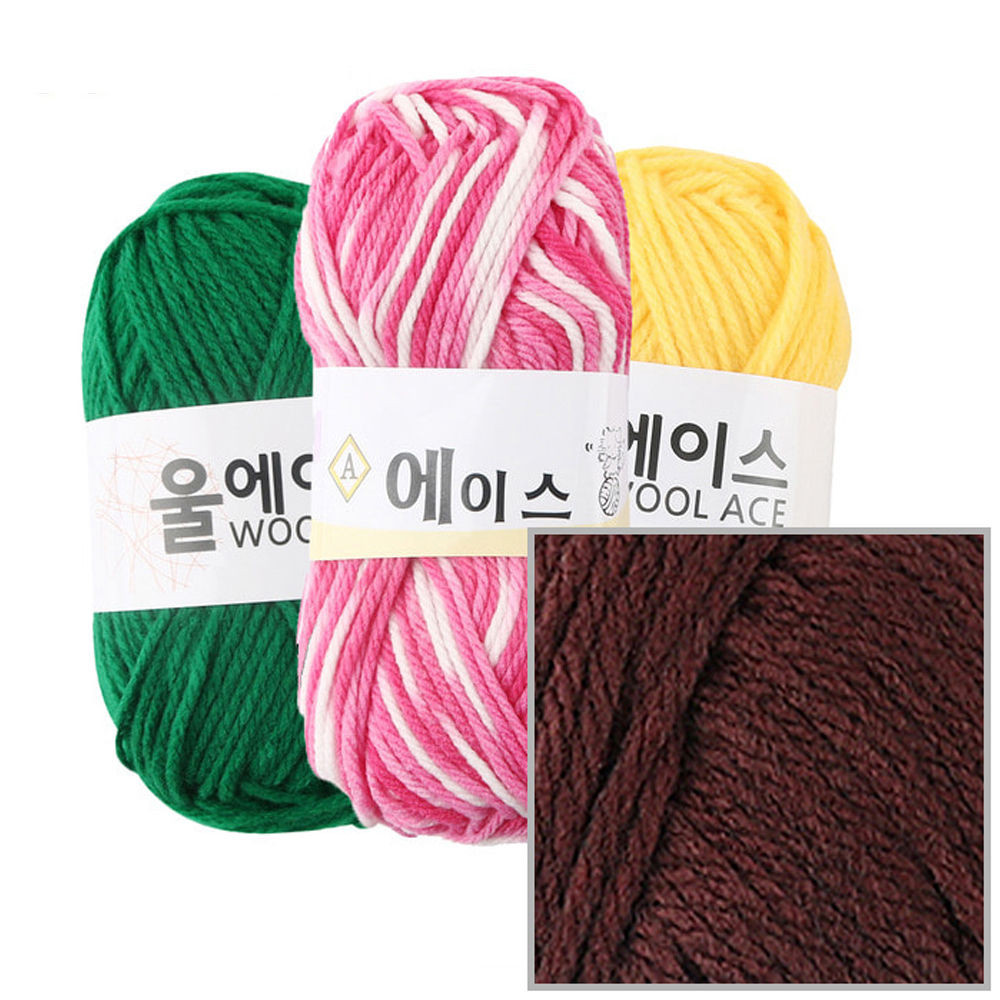 유니아트(털실) 에이스 뜨개질 털실 뜨개실 (4개입) (NO.483)