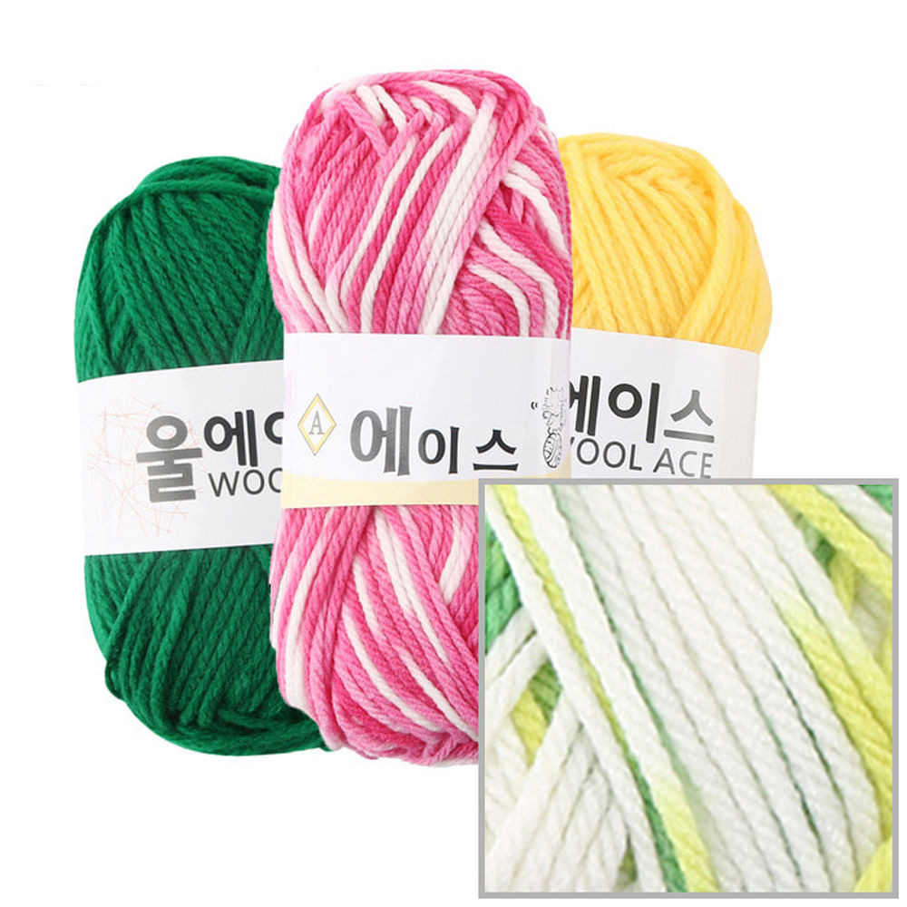 유니아트(털실) 에이스 뜨개질 털실 뜨개실 (4개입) (NO.488)