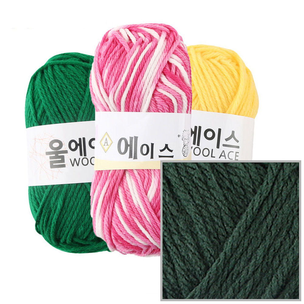 유니아트(털실) 에이스 뜨개질 털실 뜨개실 (4개입) (NO.504)