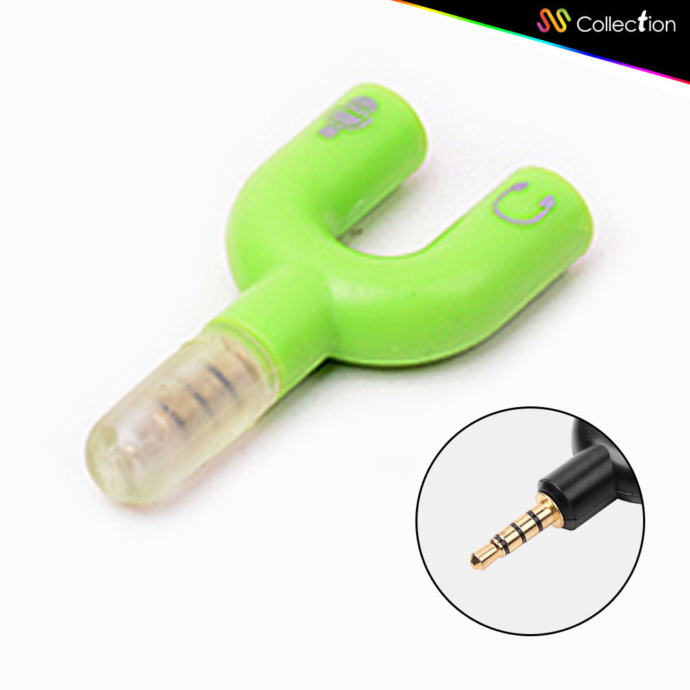 컬렉션 3극 4극 Y 오디오 분리 젠더 (SS-AUXY04) (그린)