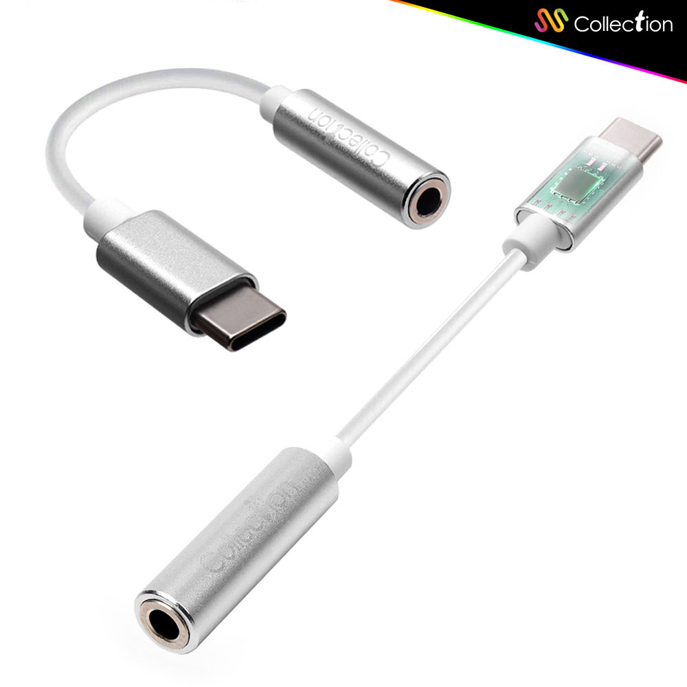 컬렉션 C타입 4극 AUX 변환 케이블 10cm 메탈 프리미엄 (SS-CAH01)
