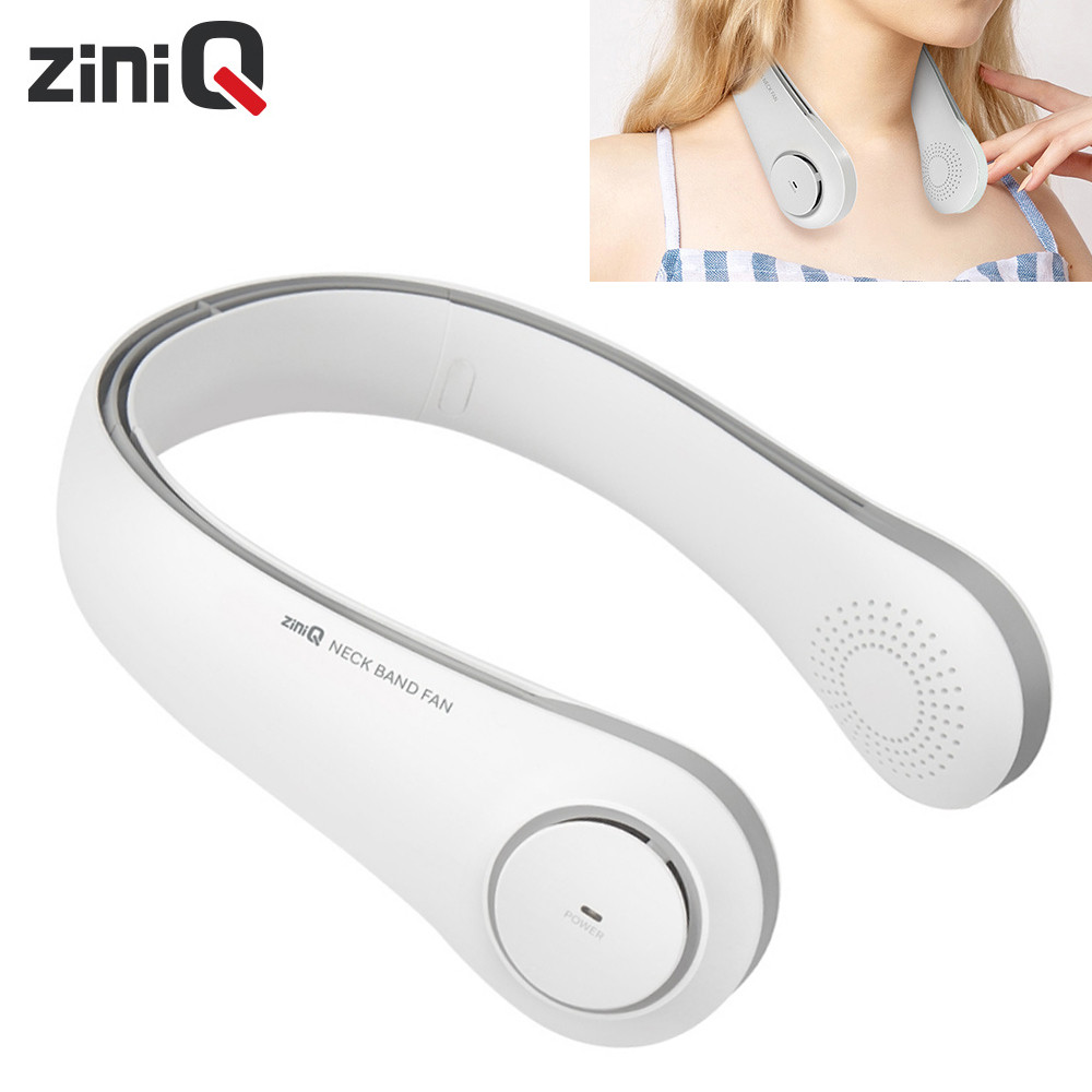 지니큐 넥밴드 휴대용 선풍기 3단 풍량조절 (FN-300T)