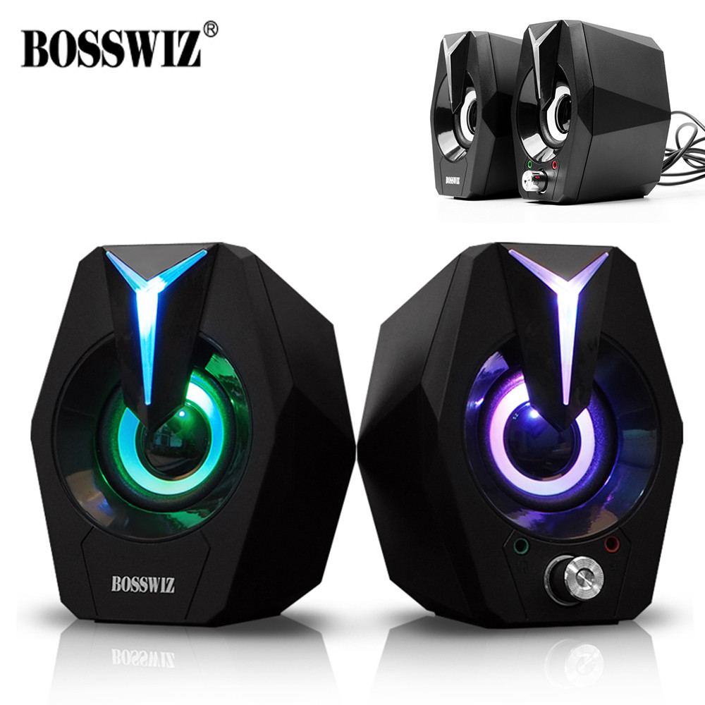 보스와이즈 RGB 2채널 유선 USB 스피커 (BOS-G102U)