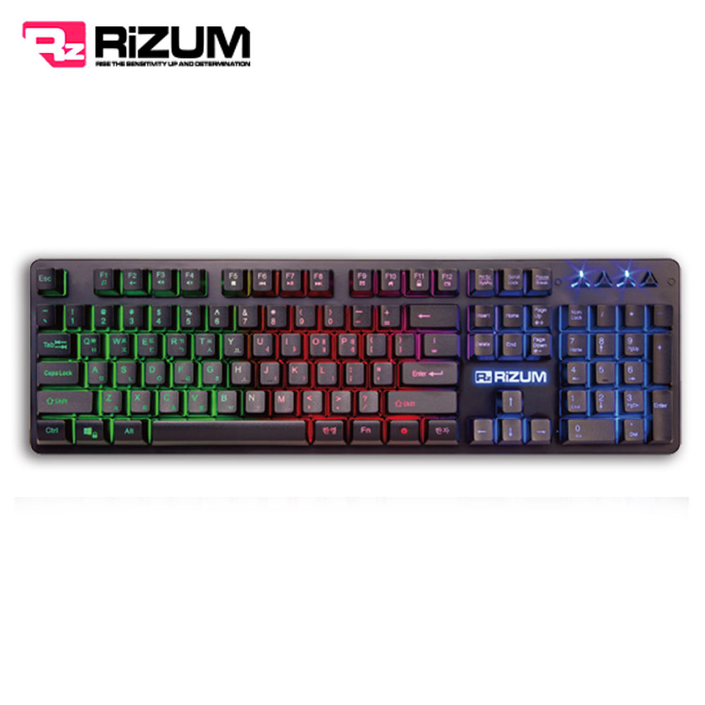 리줌 LED 멤브레인 키보드 (블랙) (RK-101)