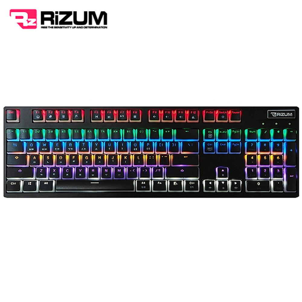 리줌 광축 게이밍 키보드 (RK301) (블랙)