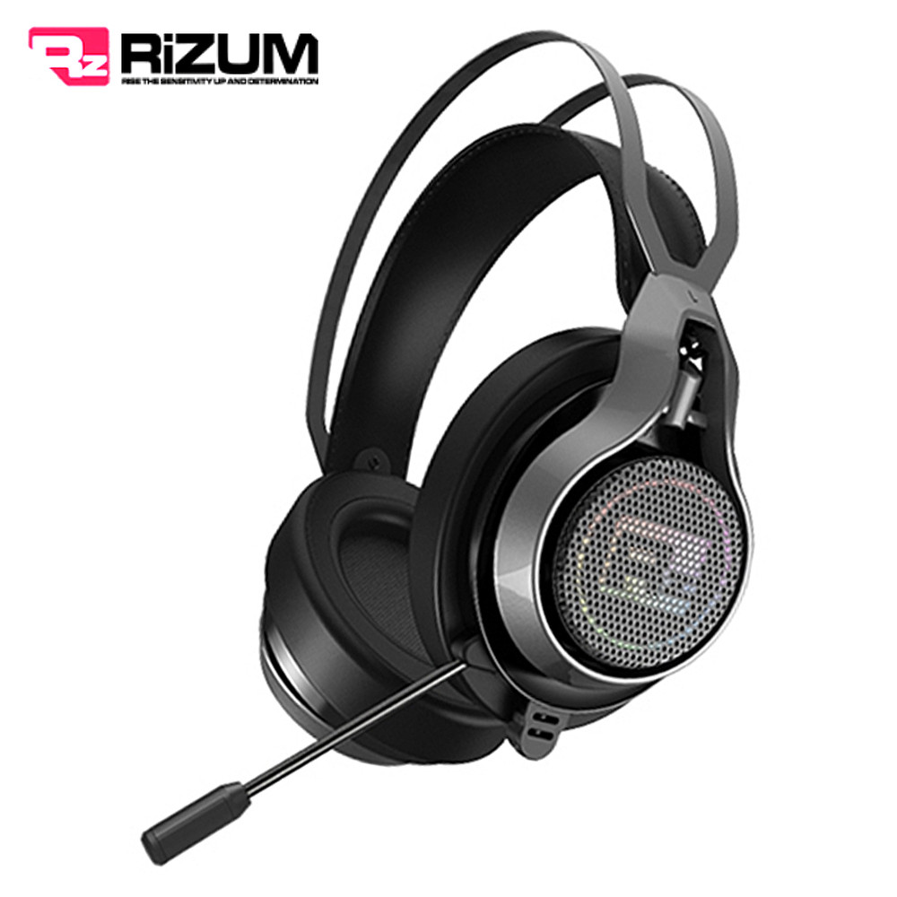 리줌 게이밍헤드셋 7.1ch 진동 노이즈 캔슬링 (블랙) (Z6000 PLUS)