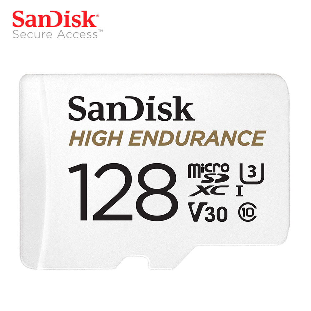 SanDisk 고내구성 비디오 모니터링 microSD 카드 (QQNR) (128GB)
