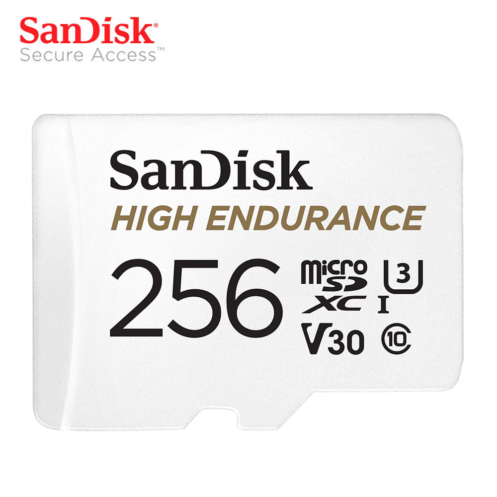 SanDisk 고내구성 비디오 모니터링 microSD 카드 (QQNR) (256GB)